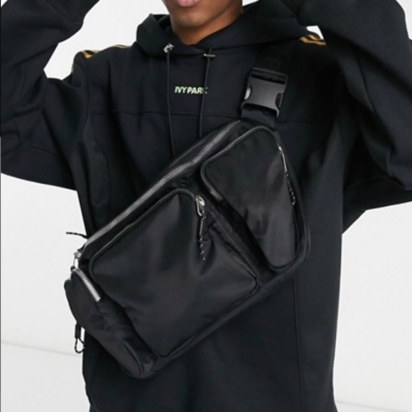Ivy Park/Adidas Black Pack Fanny Pack - Picture 2 of 10